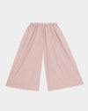 BASERANGE French organic cotton cable knit track pants BAS-TRCA-PO-SU25-CANTIL PINK